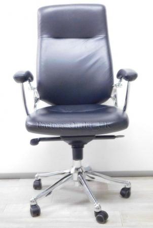 Image 2 of TC St Moritz CH1501 Executive Leather Chair Black