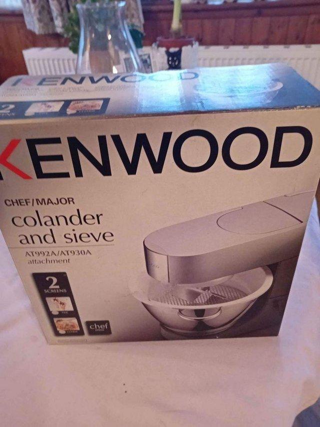 Preview of the first image of Kenwood Chef Colander & Sieve attachment, AT992A/AT930A.