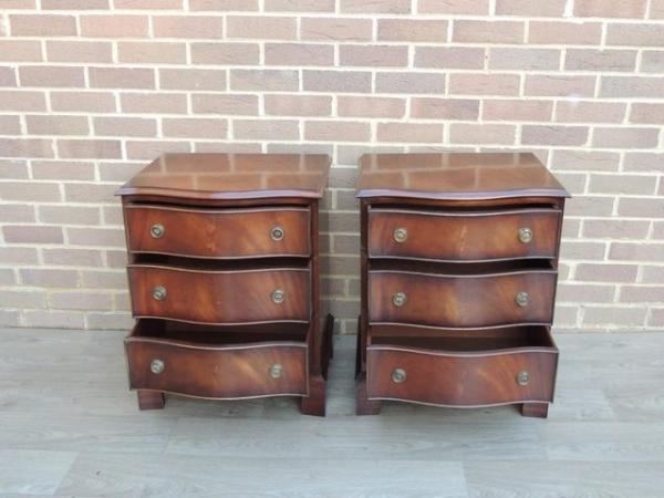 Image 13 of Pair of Bevan Funnell Bedside Chests (UK Delivery)