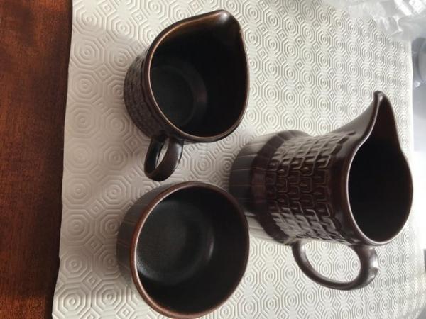Image 1 of Wedgwood Pennine 1 pint jug, 1/2 pint jug, sugar bowl.