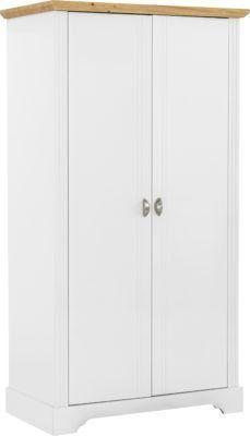 Preview of the first image of Toledo 2 door wardrobe in white/oak.