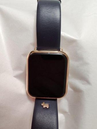Image 4 of Radley London Smart Watch Series 6 Navy Leather Strap