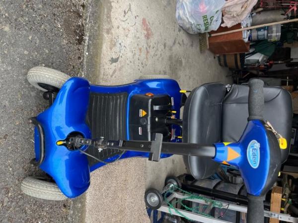 Image 1 of Blue mobility scooter ( bootmaster)