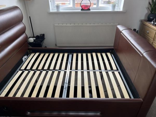 Image 3 of Second Hand dreams double TV Bed