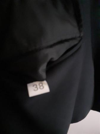 Image 2 of Black show jacket with velvet collar