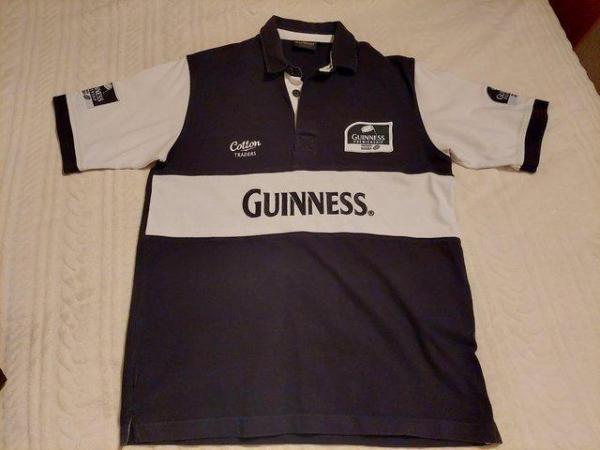 Image 1 of Men's Guinness Premiership rugby shirt, size medium.