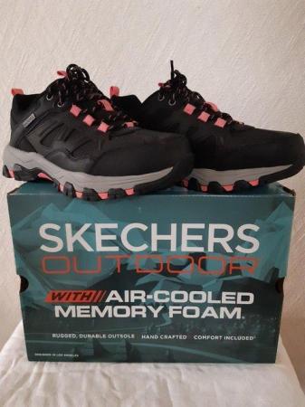 Image 3 of Ladies Sketchers Trainer Style Walking Shoes