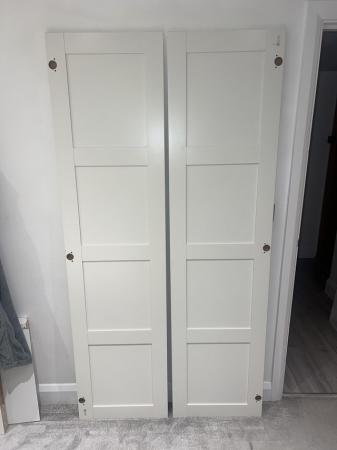 Image 3 of IKEA - Bergsbo White Doors X2