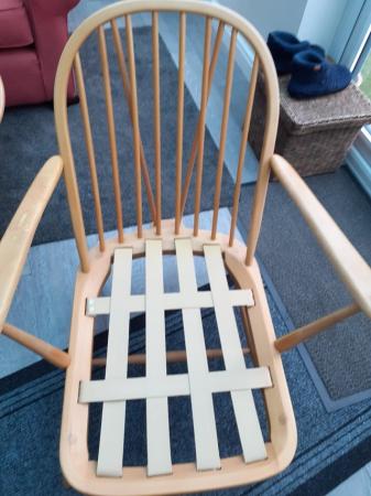 Image 2 of Ercol 203 chair in light wood