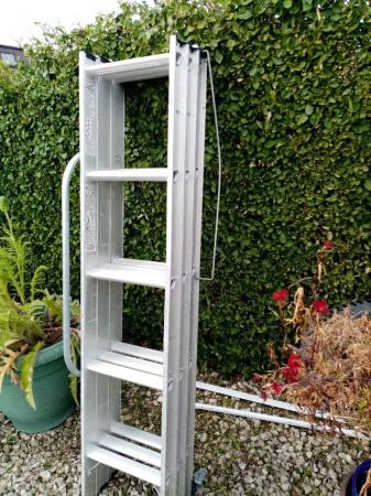 Image 1 of LOFT LADDERS ALUMINIUM WITH SAFETY RAIL
