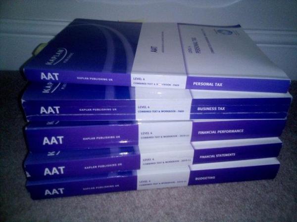 Image 2 of AAT level 4 Kaplan combined Text and Workbooks