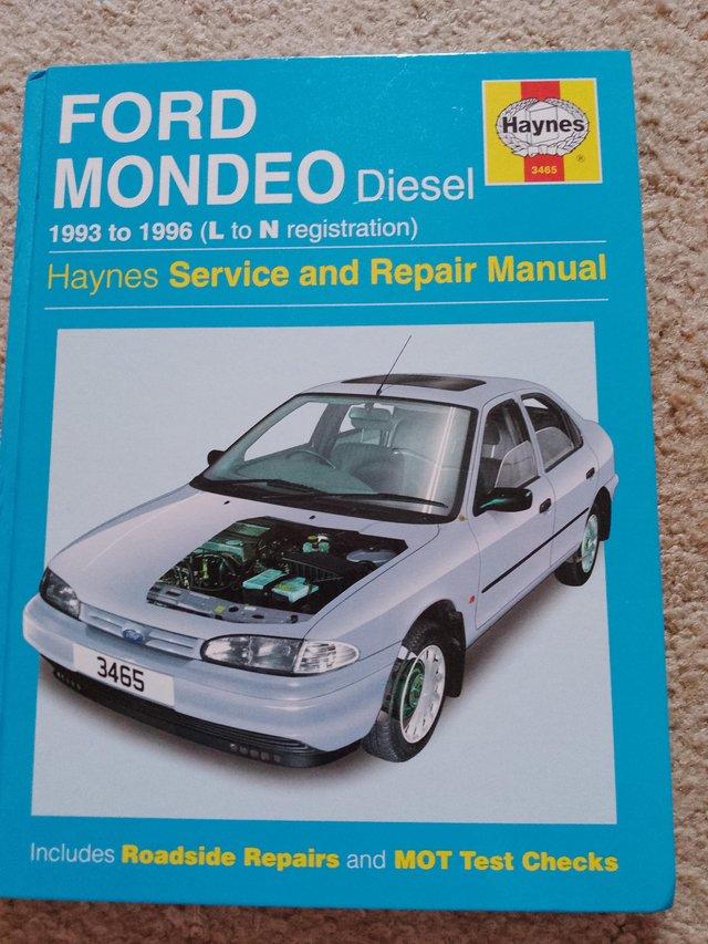 Preview of the first image of Haynes Ford Mondeo Diesel 1993-1996 Service Manual.