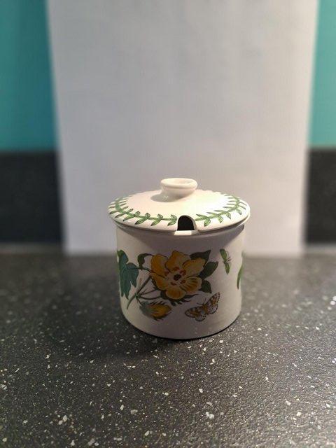 Preview of the first image of Portmeirion Botanic Garden Jam / Conserve Pot With Lid.