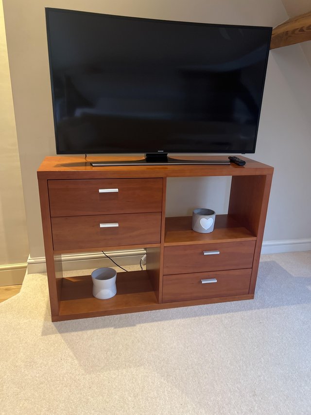 Preview of the first image of TV Stand  - wooden good condition.