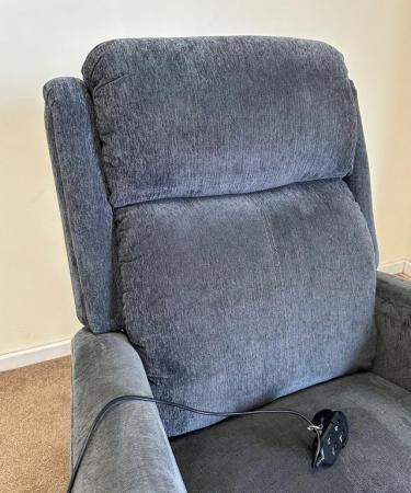 Image 3 of ELECTRIC RISER RECLINER DUAL MOTOR CHAIR GREY ~ CAN DELIVER