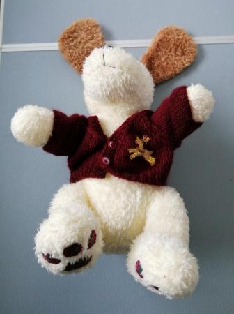 Image 10 of A Medium Sized Puppy Dog Soft Toy.  Height Aporox: 15".