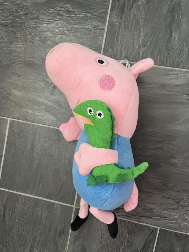 Preview of the first image of Peppa & George pig soft teddies.