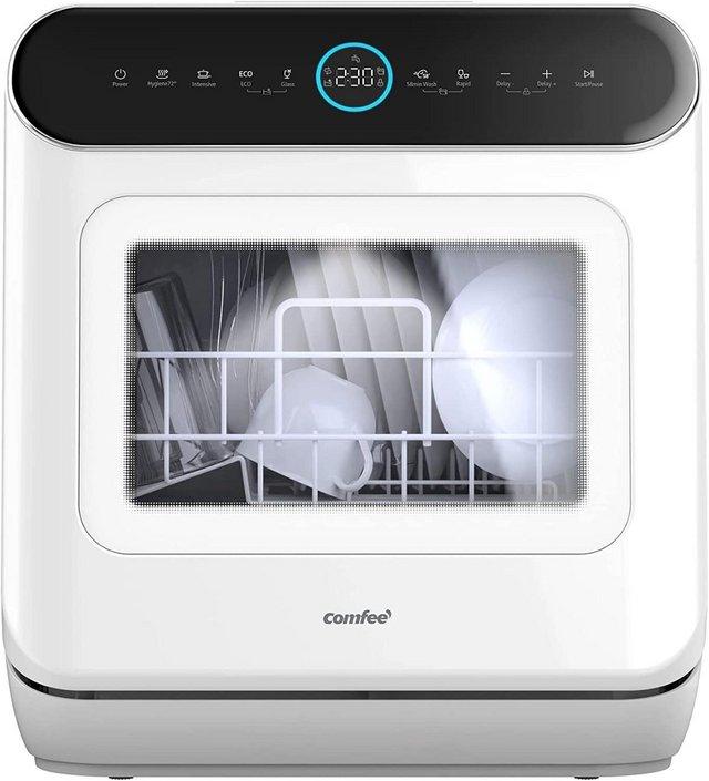 Preview of the first image of COMFEE TABLETOP COMPACT 3 PLACE DISHWASHER-WHITE-NEW.