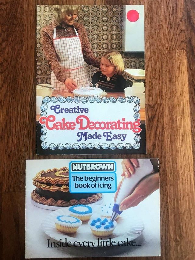 Preview of the first image of 2 Vintage 1970/80s icing booklets – Nutbrown & Culpitt.