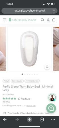 Image 3 of Baby sleep tight bed Purflow