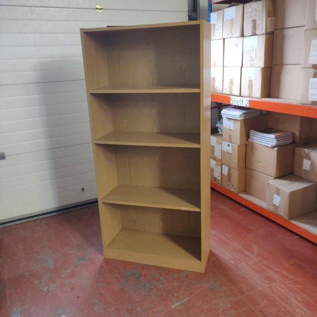 Preview of the first image of 4 Shelf Beech Shelving Unit.