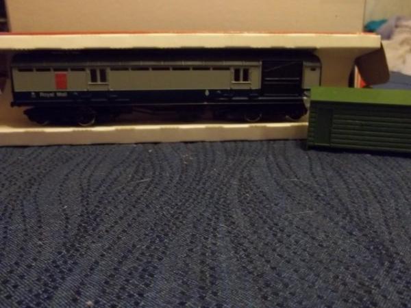 Image 1 of Hornby R418: BR Livery operating mail coach 00 Gauge
