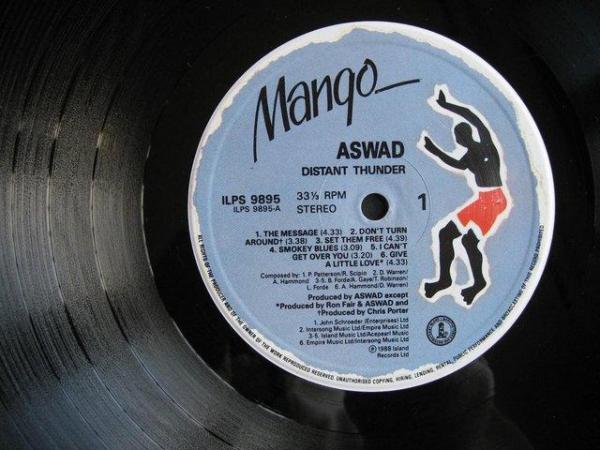 Image 3 of Aswad – Distant Thunder - LP– Mango– ILPS 9895