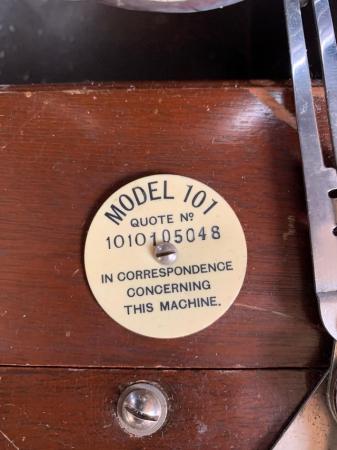 Image 2 of Vintage HMV 78rpm wind up Record Player