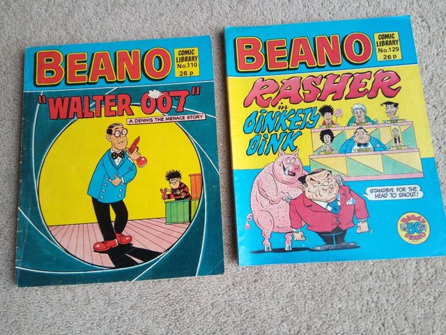Preview of the first image of Vintage Beano fun size comics - 1997 x 17.