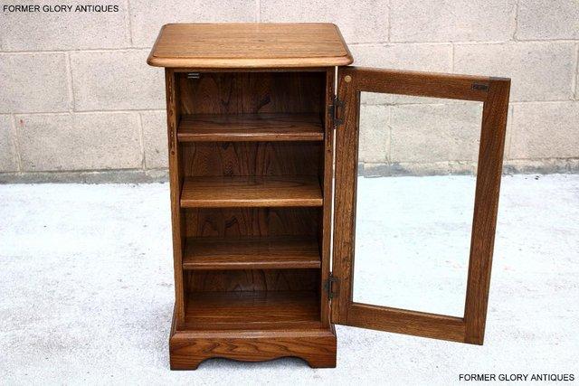 Image 93 of ERCOL GOLDEN DAWN CD CABINET CUPBOARD LAMP TABLE STAND RACK
