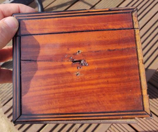 Image 1 of An Antique Tea Caddy For Restoration