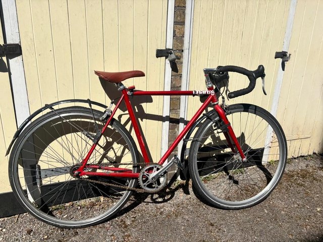 Medium (54cm) Single Speed Steel Frame Charge Road Bike
