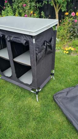 Image 2 of Fold flat Easy Camp Outdoor Kitchen storage - Lincoln