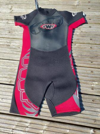 Image 1 of Wet suit for a child aged approx 8 years old.