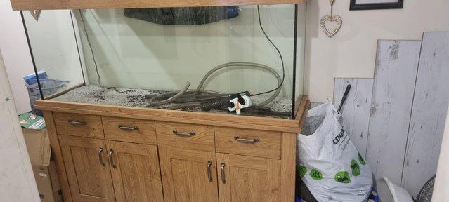 Preview of the first image of 5ft fish tank with everything needed for set up.