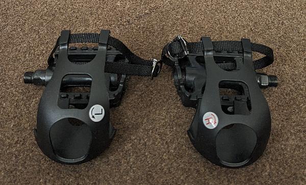 Image 2 of Pair Of Jendel Cycling Pedals with Integrated Toe Clip Cages