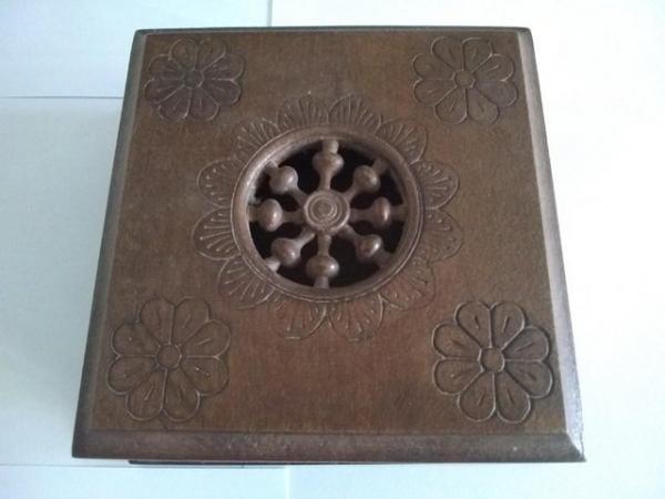 Image 2 of Brittany Hand Carved Wooden Box