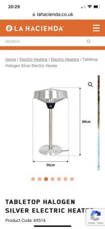 Image 3 of Brand new! La hacienda table top heater