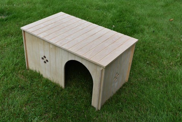 Image 6 of Extra Large Wooden House for Rabbits, Guinea Pigs, Tortoises