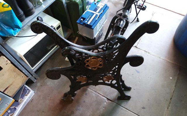 Image 1 of Cast iron antique bench ends