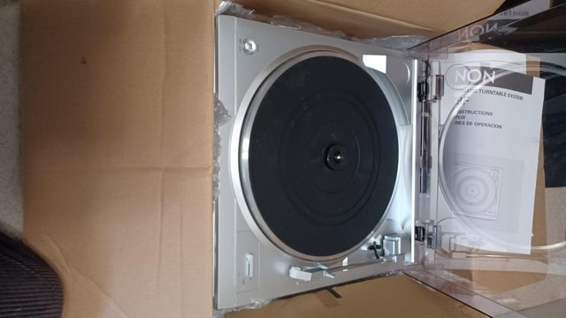 Image 3 of Denon DP 29F Fully Automatic Turntable new and unused still