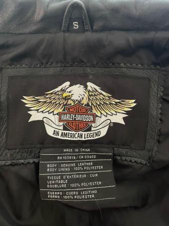 Image 2 of Genuine Harley Davidson Leather jacket