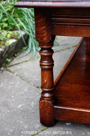 Image 24 of A TITCHMARSH AND GOODWIN STYLE OAK TWO DRAWER COFFEE TABLE