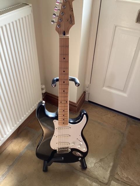 Preview of the first image of Vintage Japanese Squier Fender Stratocaster electric guitar.