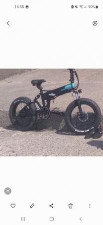 Image 1 of Fat tyre ebike for sale in fair condition few scratches and
