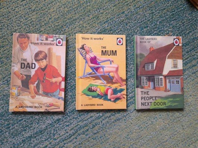 Preview of the first image of x3 Ladybird books for grown ups as new.
