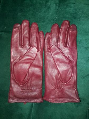 Image 2 of Leather woman's gloves one size