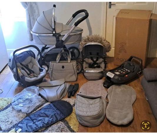 Image 1 of Egg 3 in 1 travel system for sale