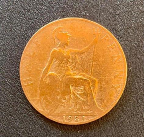 Image 3 of Rare 1921 Half penny - priceless
