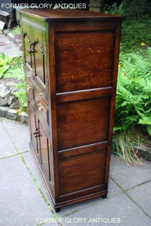 Image 9 of A TITCHMARSH AND GOODWIN OAK WINE CUPBOARD DRINKS CABINET